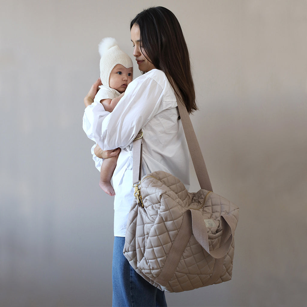 Changing Bag w/pram straps, Large - OCS - Hazel