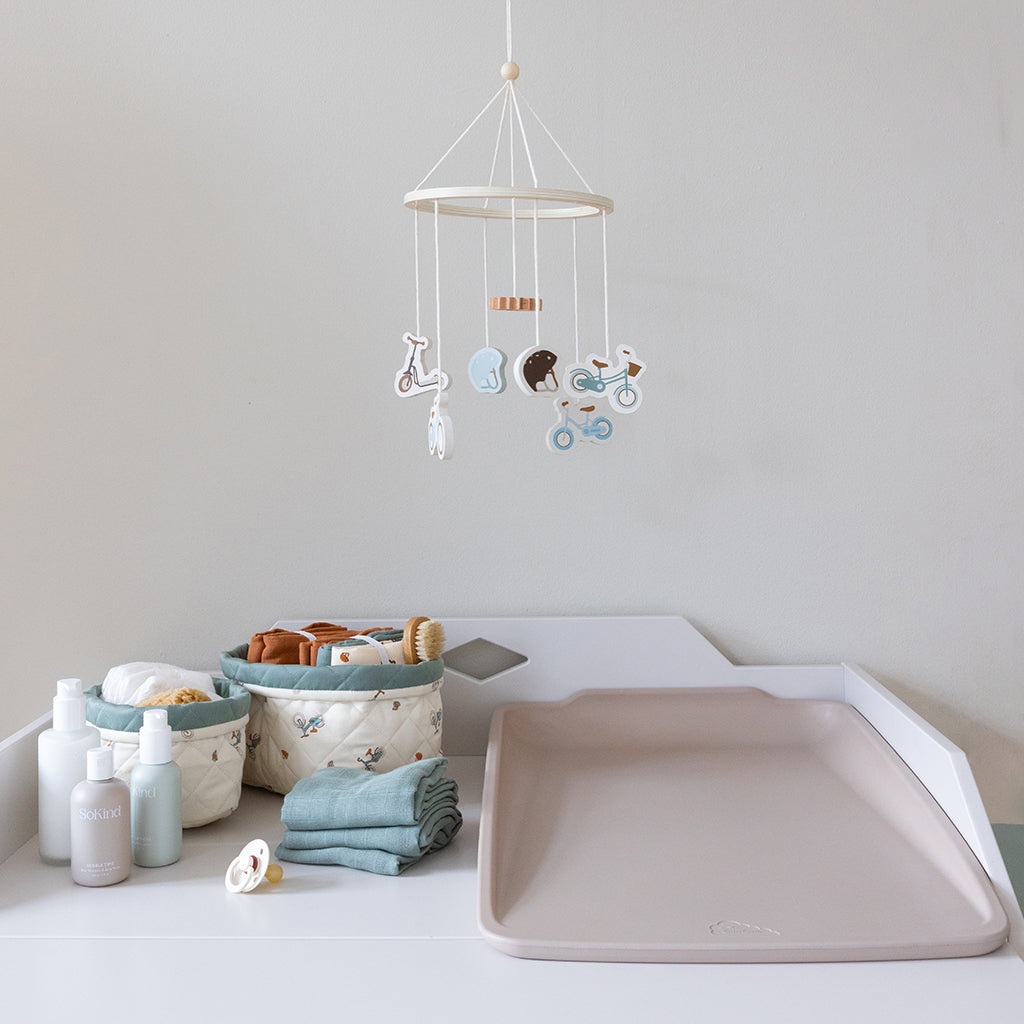 Wooden Mobile - FSC 100% - Bicycles