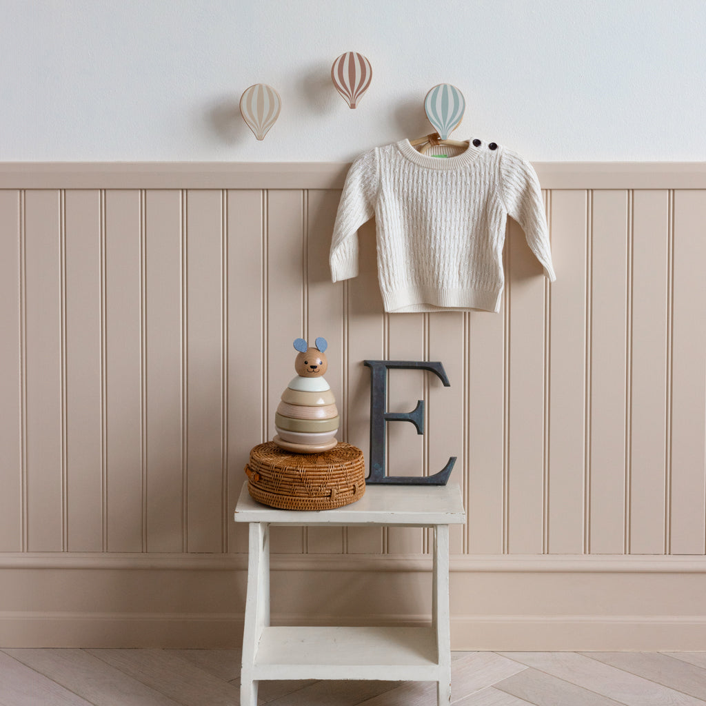 Wooden Hot Air Ballon Hooks, 3-pack - FSC 100%