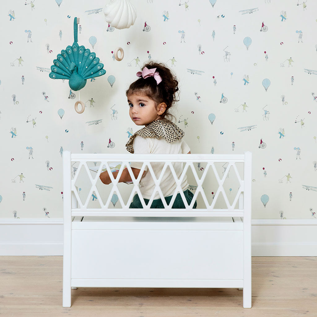 Harlequin Kids Storage Bench - FSC Mix - White