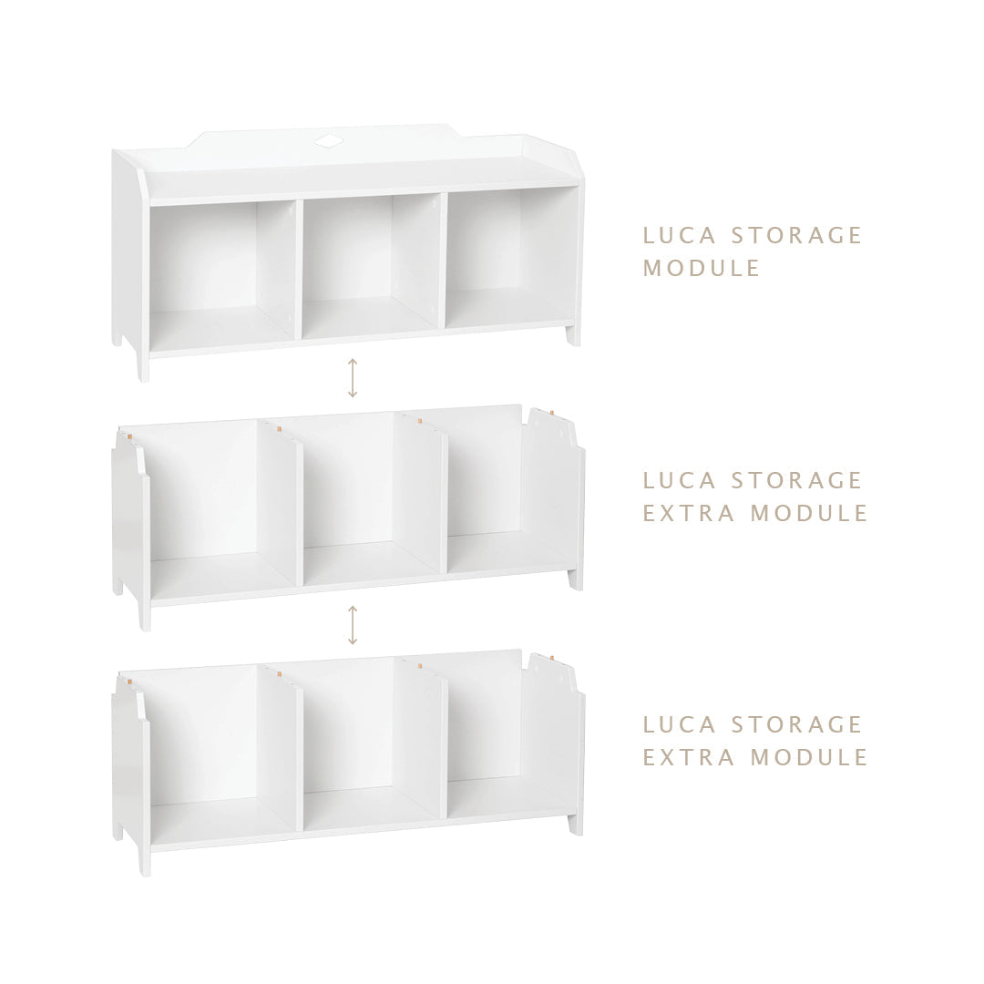 Luca Storage Module, FSC Mix - White