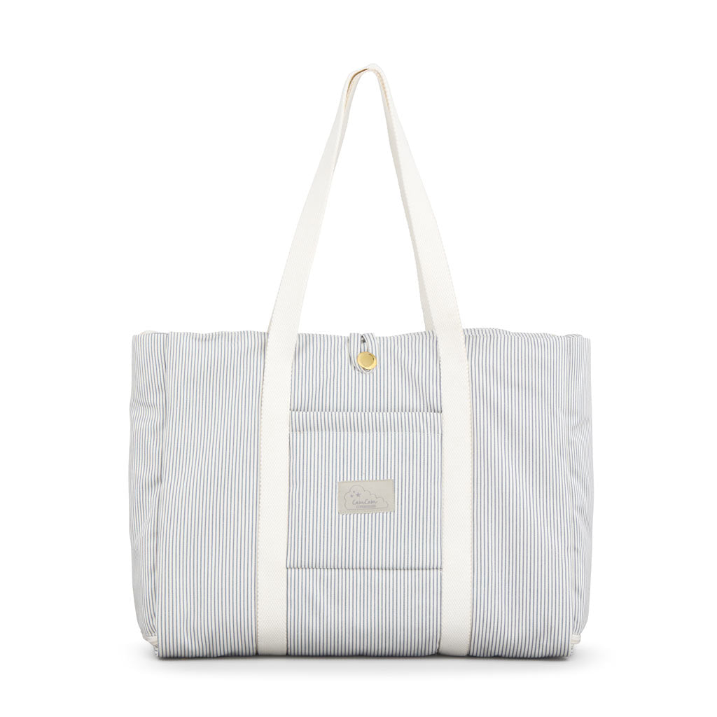 Fold-Out Changing Bag - OCS - Classic Stripes Blue