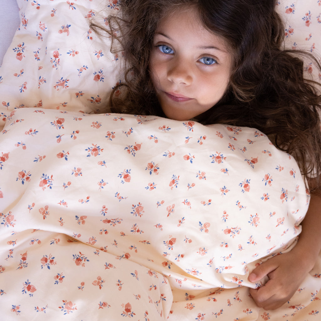 Bedding set, Single, 140x200cm - GOTS Berries