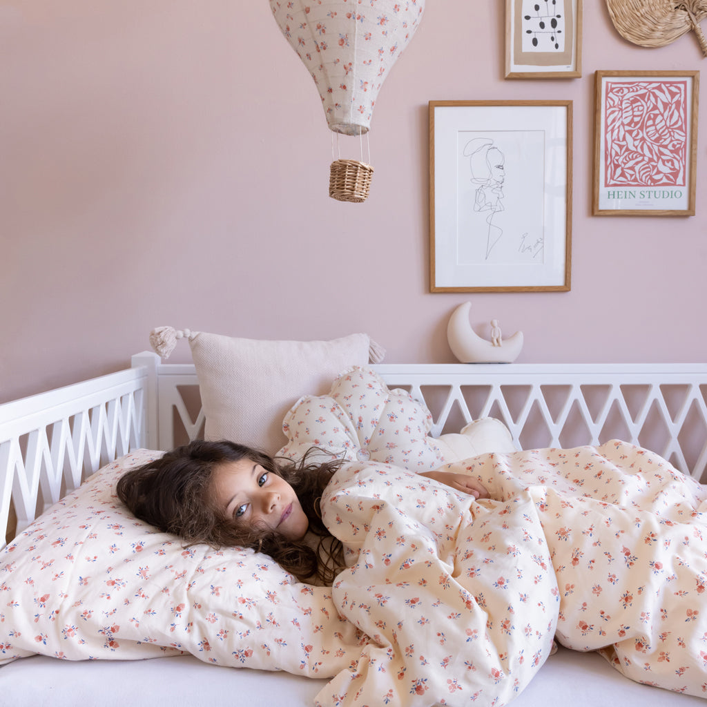 Bedding set, Single, 140x200cm - GOTS Berries