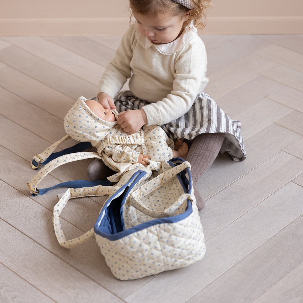 Doll's Clothing Set & Bonnet - GOTS - Capri