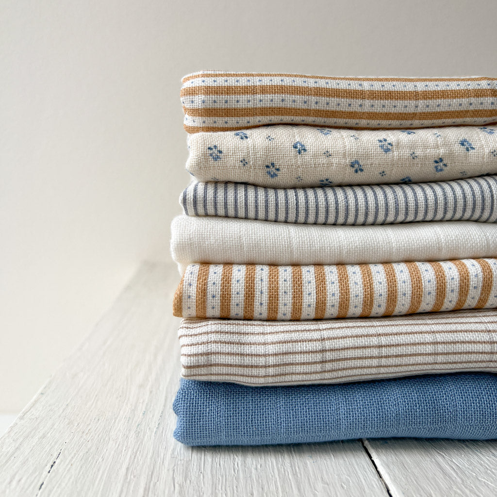 Muslin Cloth, Printed, 2-pack - GOTS - Oatfield