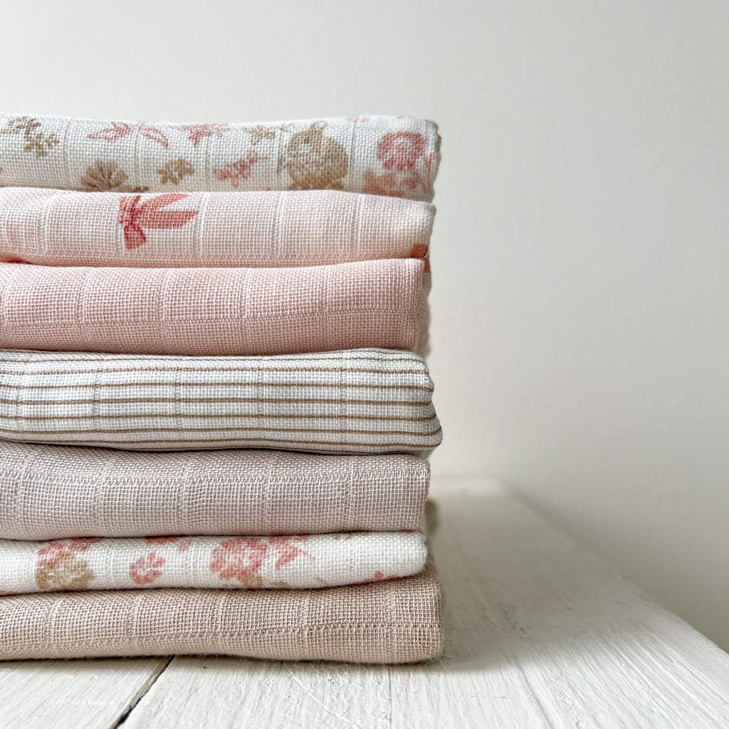 Muslin Cloth, 2-pack - GOTS - Bows