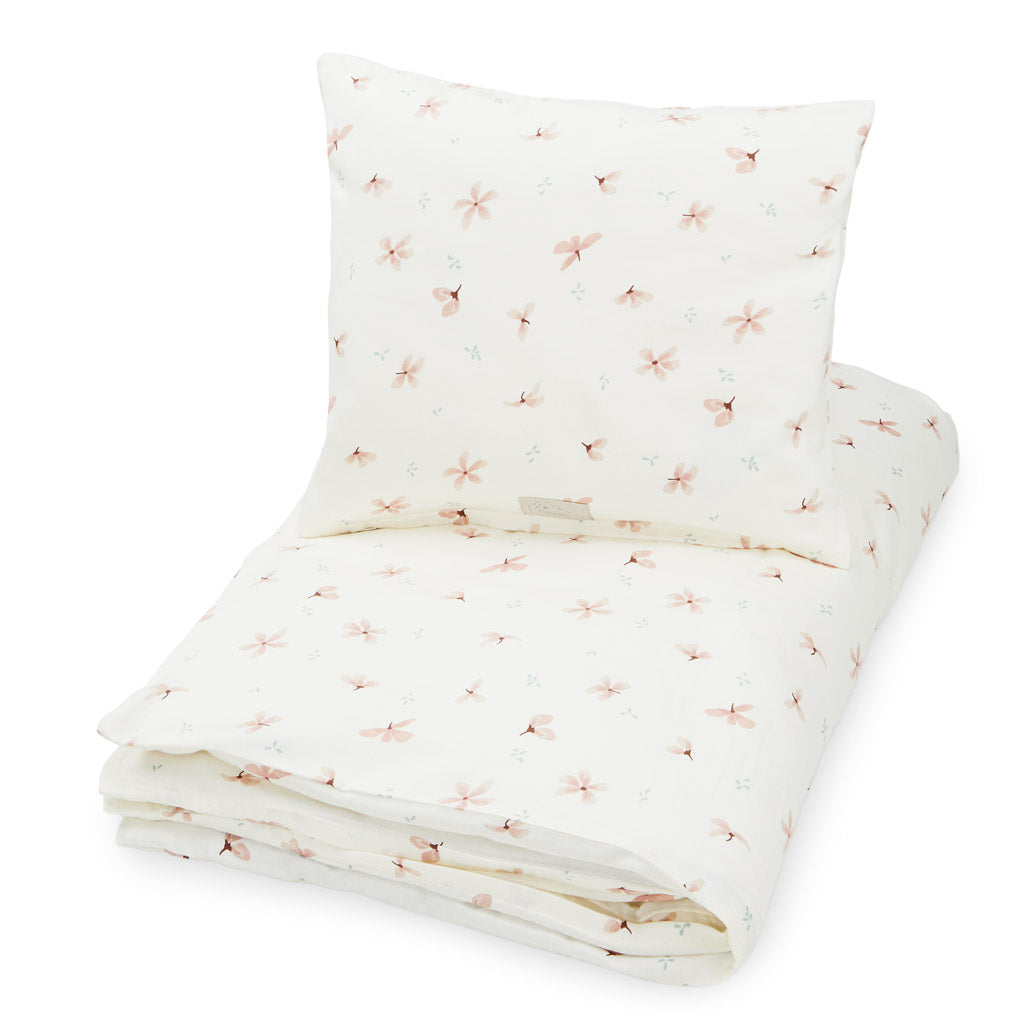 Bedding set, Single, 140x200cm - GOTS Windflower Creme