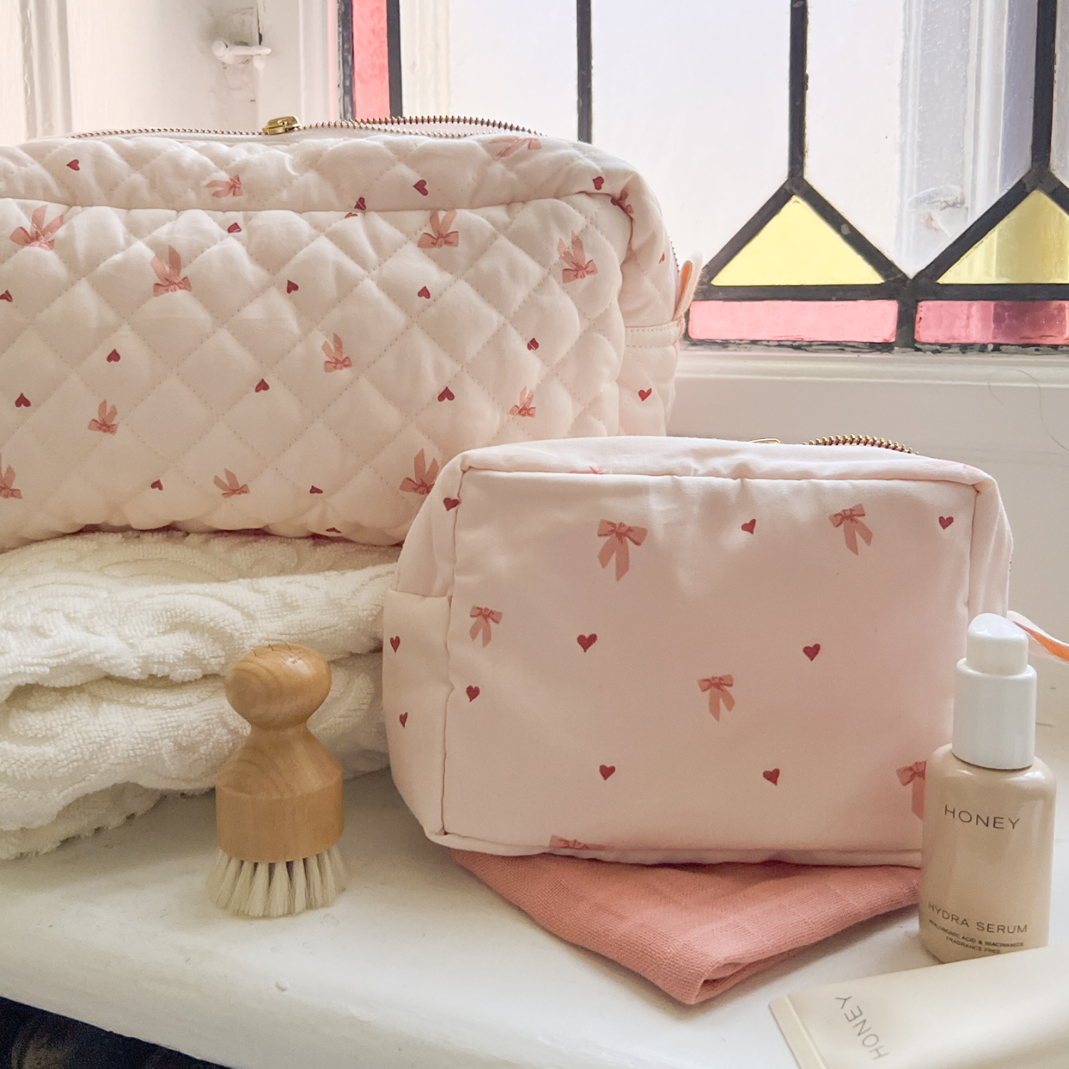 Toiletry Bag - OCS - Bows