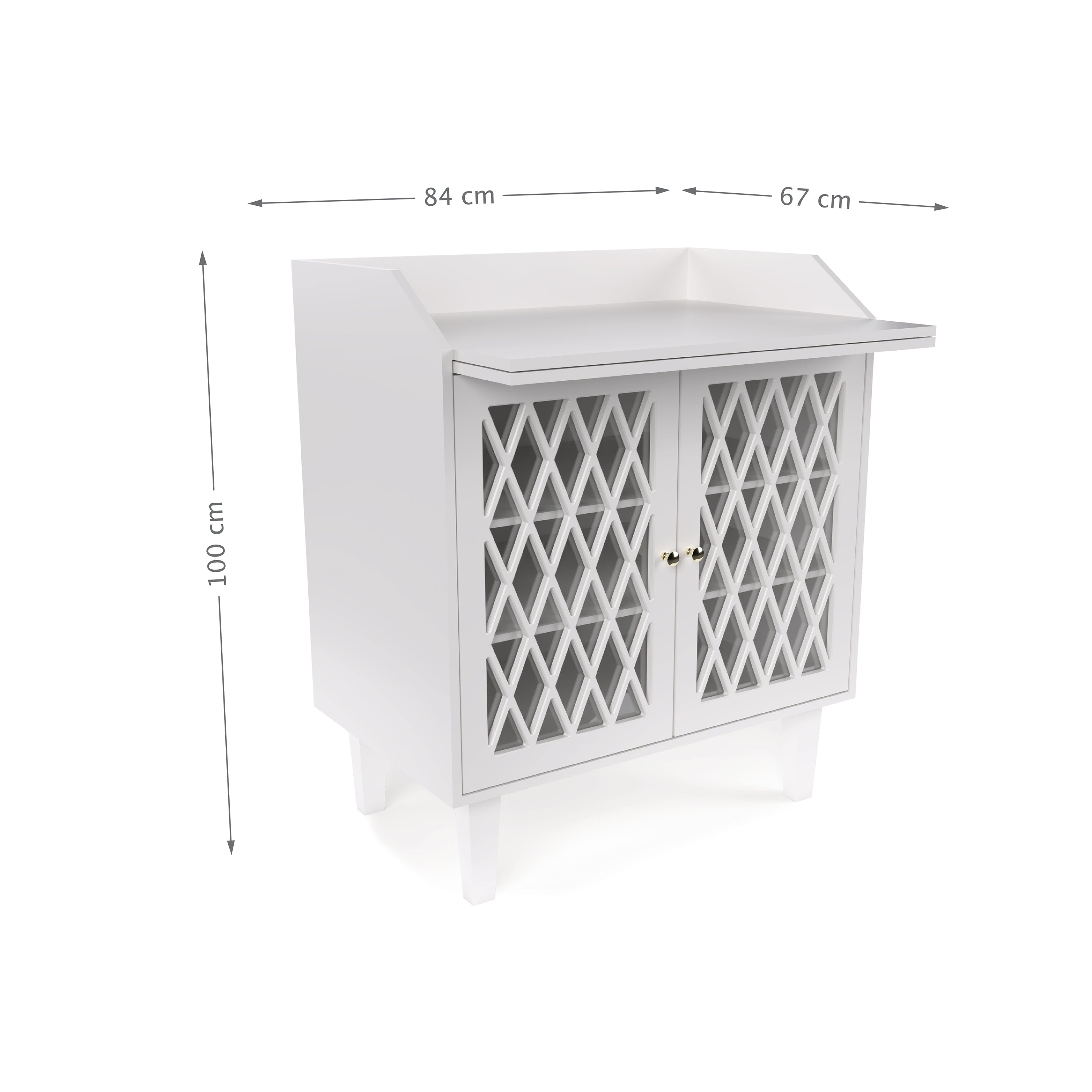 Harlequin Changing Table - White