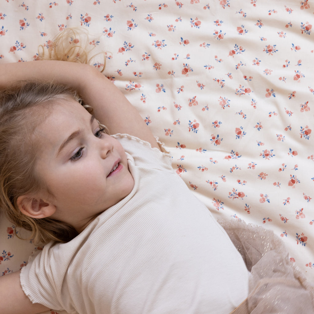 Bedding set, Junior, 100x140cm - GOTS - Berries