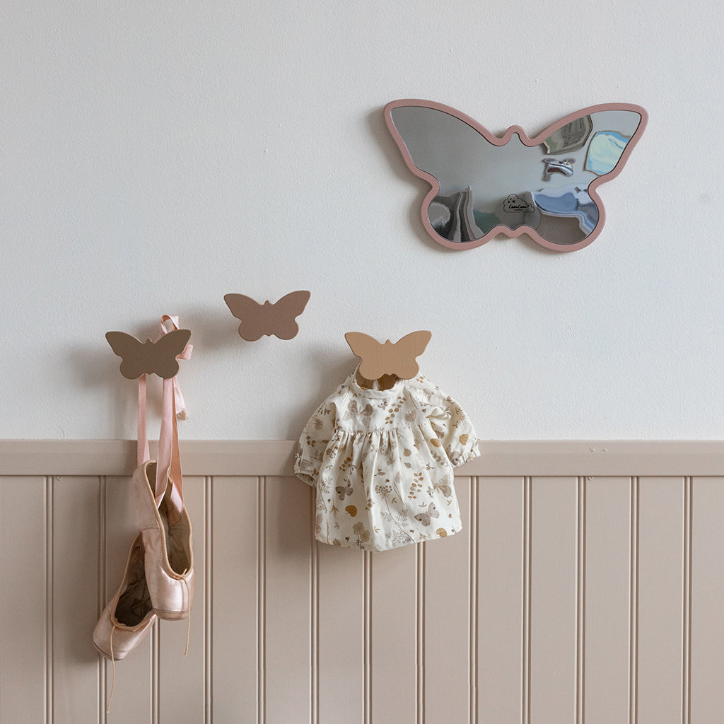 Mirror, Butterfly -FSC 100% - Dusty Rose
