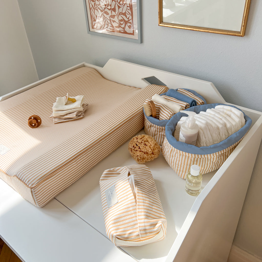 Quilted Storage Basket, Set of Two - OCS - Oatfield