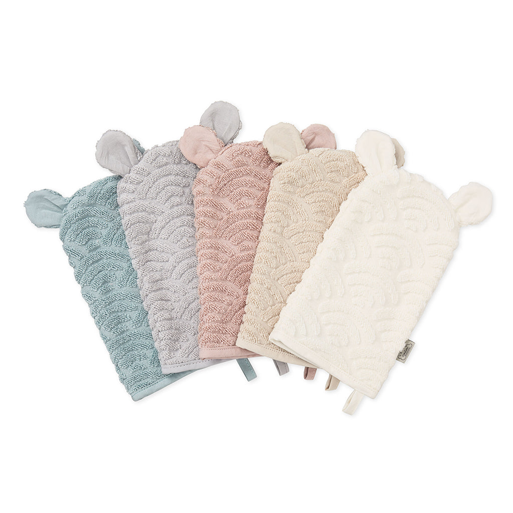 Wash Glove w/ ears - GOTS Off-White
