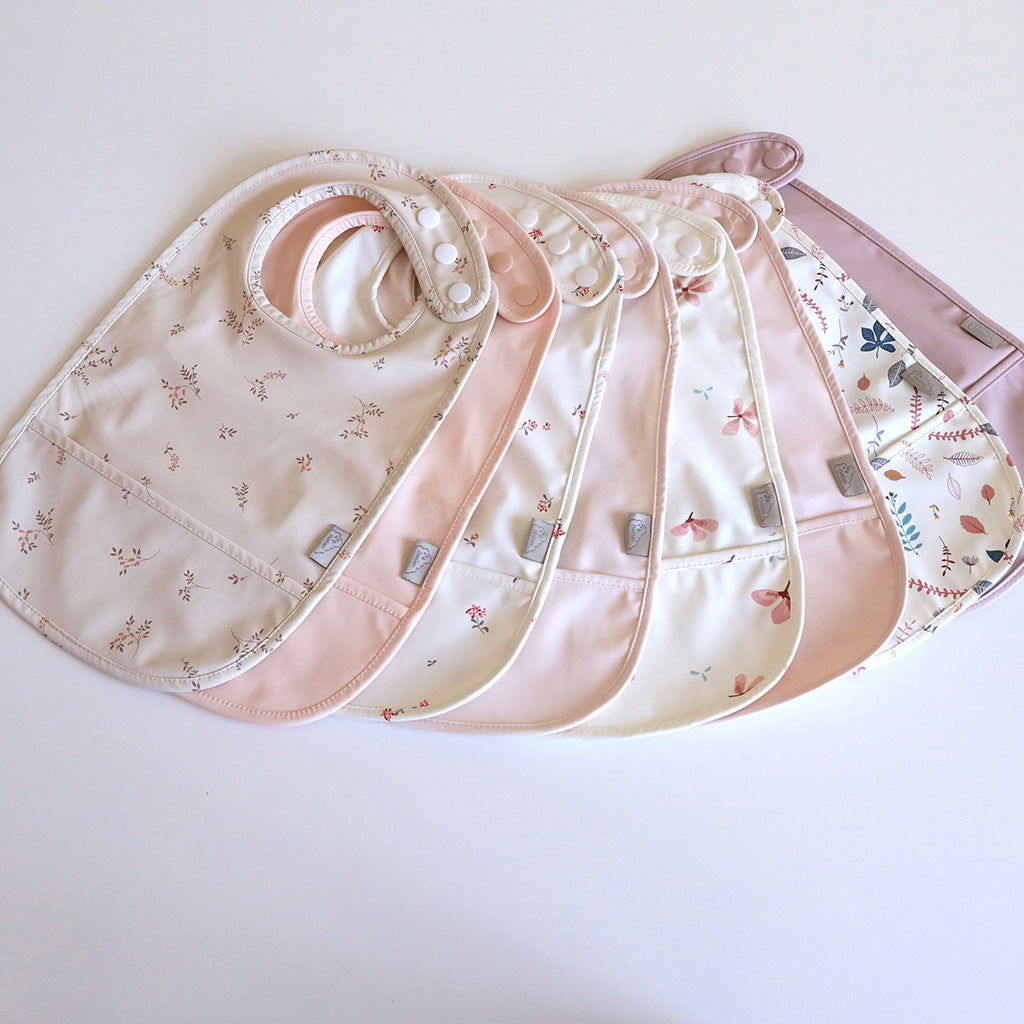 Bib w/ pocket, 2-pack - Ashley