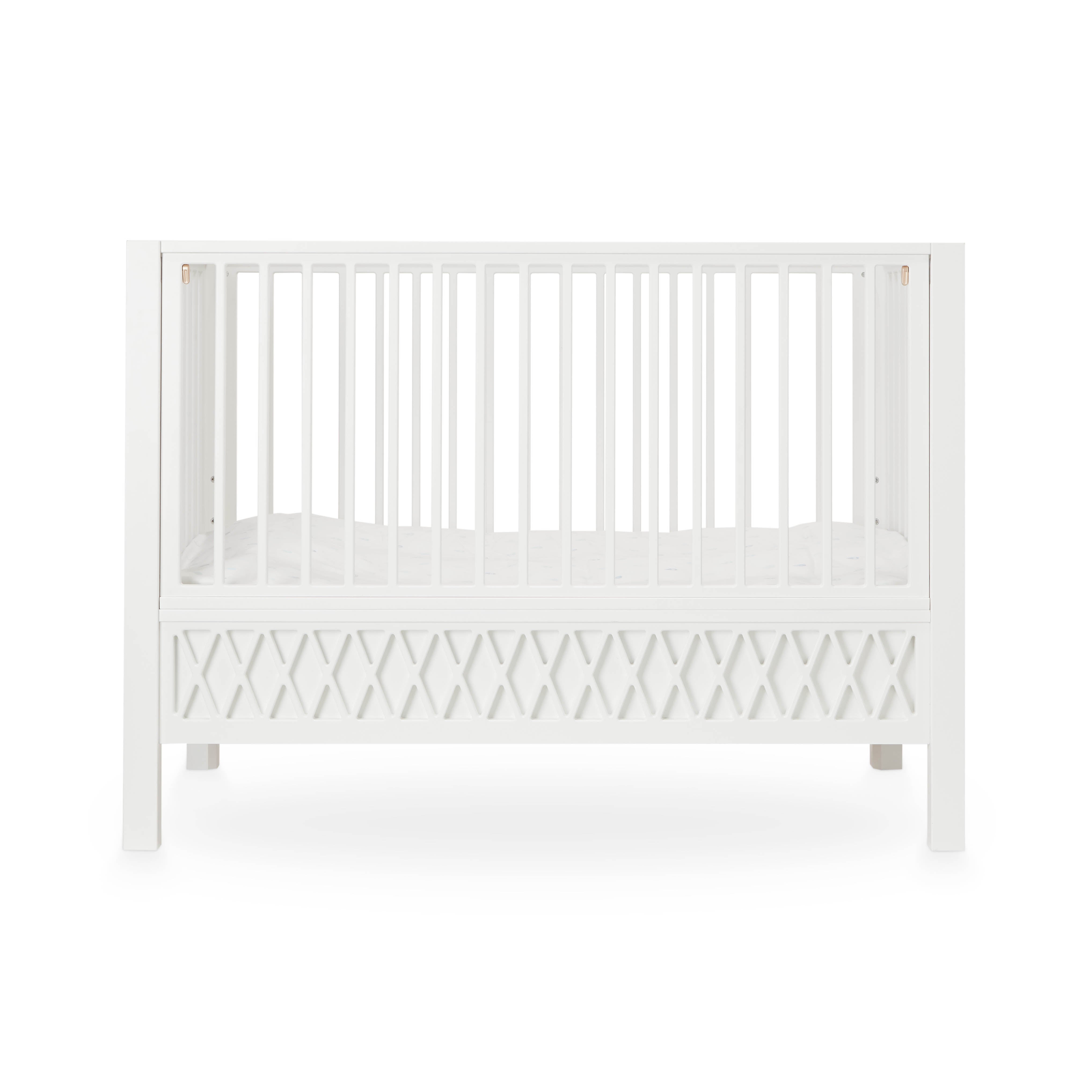 Harlequin Baby Bed, 60x120cm, FSC Mix - White