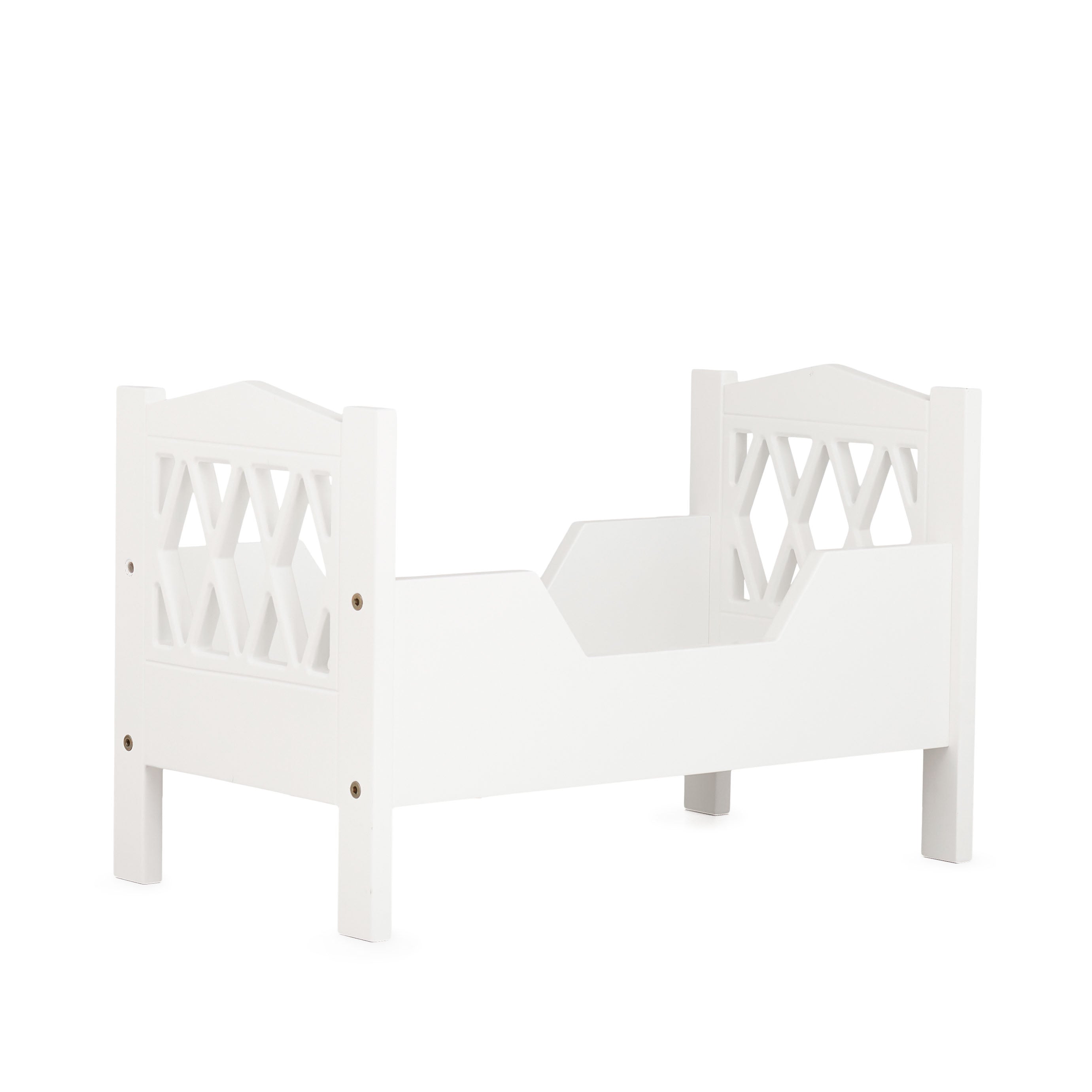 Harlequin Doll's Bed - FSC White